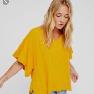 We the free boyfriend’s tee - sunflower